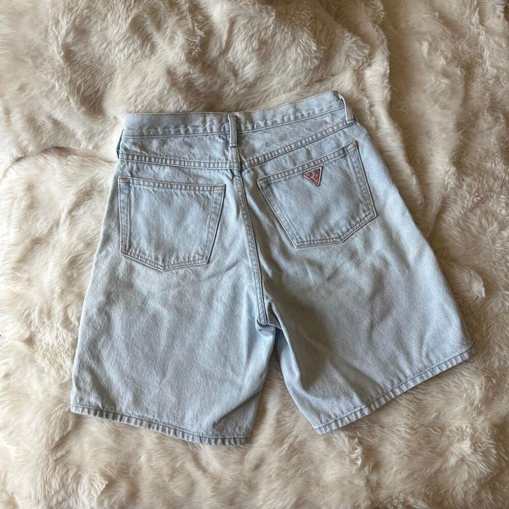 Vintage Guess Women's Blue Shorts